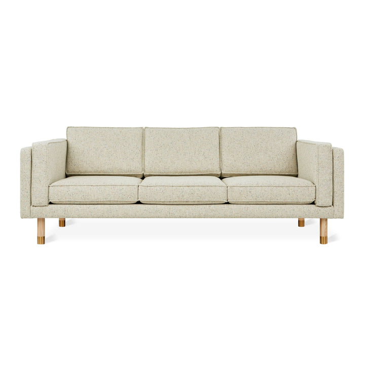 Augusta Sofa - Gus* Modern - Sofas - Funfetti Linen/ Ash Natural Brass - HORNE