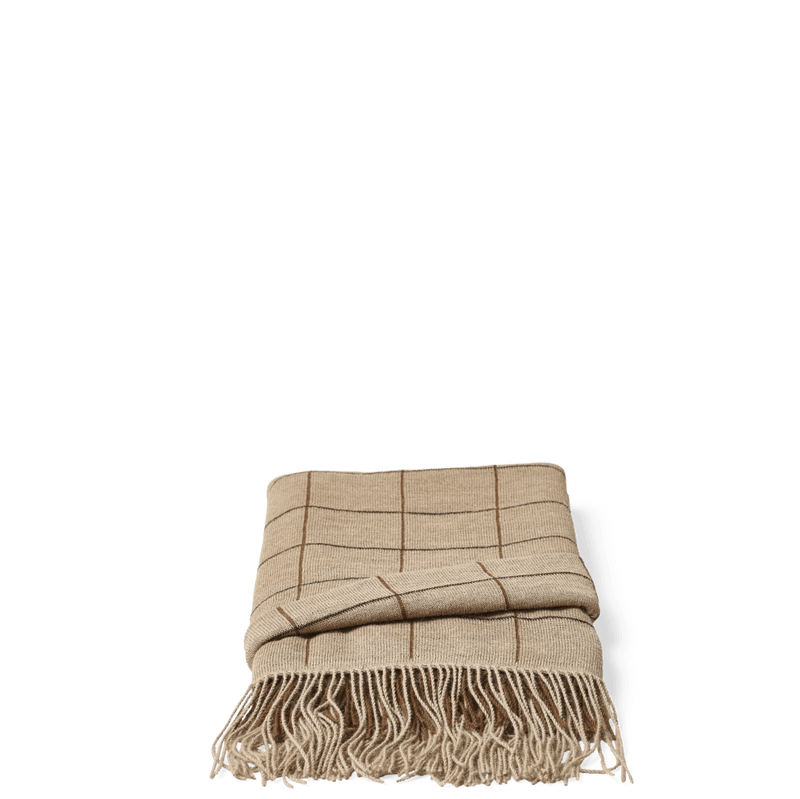 Aymara Blanket - Form & Refine Blankets + Throws + Pillows - Square Brown - HORNE