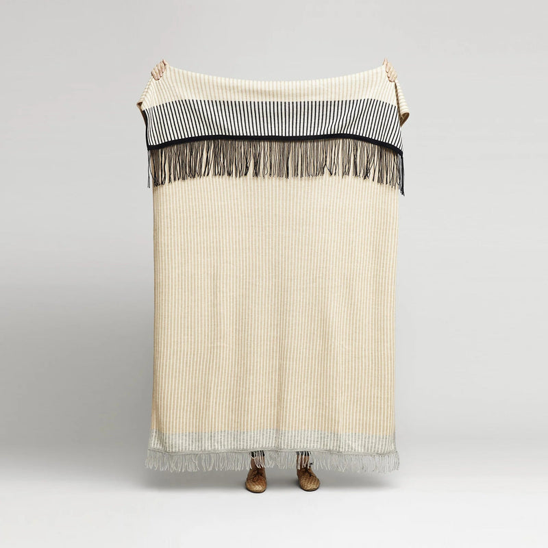 Aymara Blanket - Form & Refine Blankets + Throws + Pillows - Square Brown - HORNE