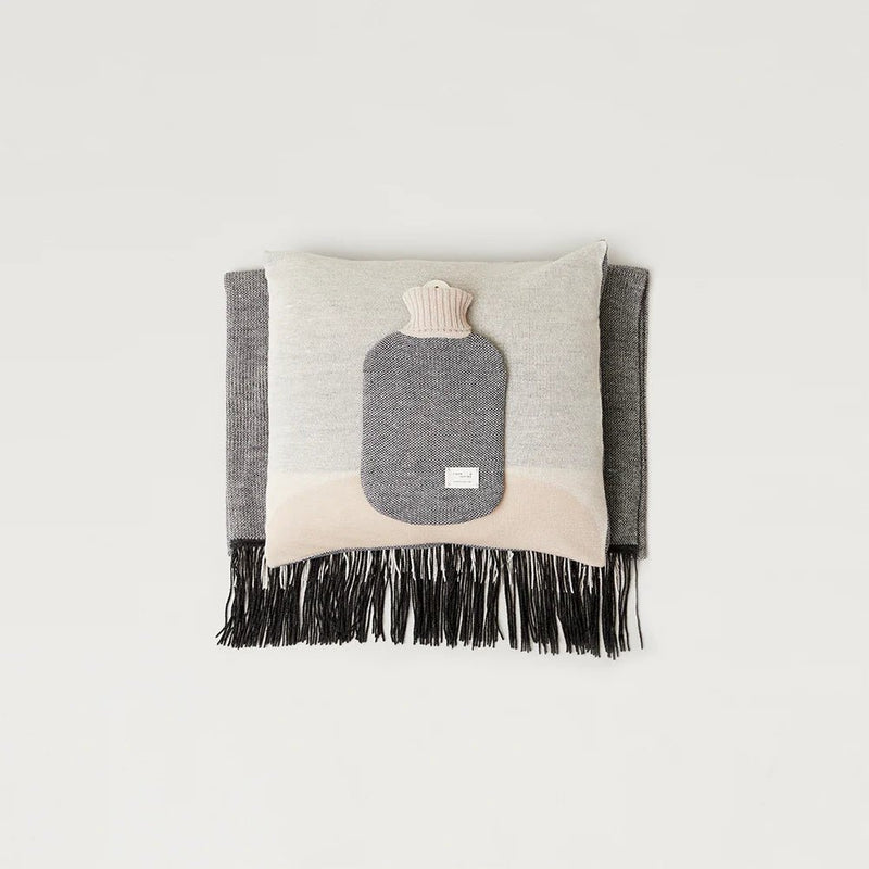 Aymara Hot Water Bottle - Form & Refin Drinkware - Pattern Grey - HORNE