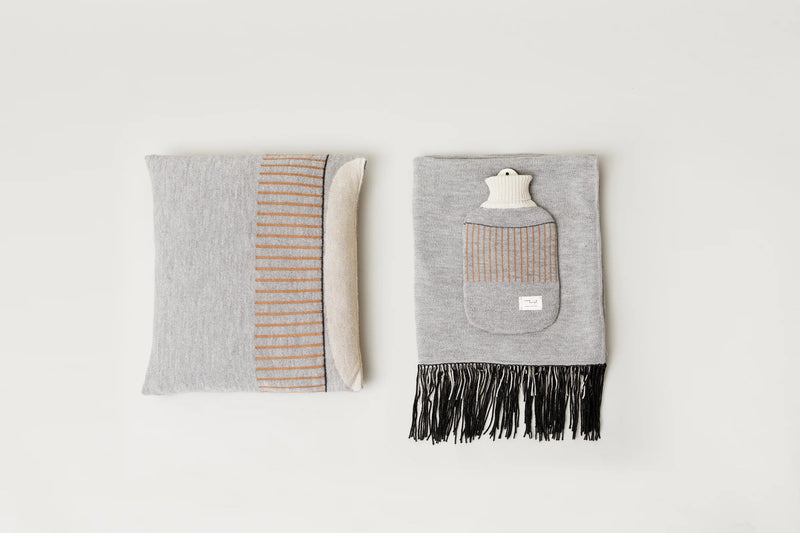 Aymara Hot Water Bottle - Form & Refin Drinkware - Pattern Grey - HORNE