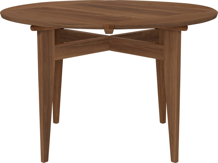 B-Table Dining Table - Pivoting Extendable Top - Gubi Tables + Desks - American Walnut Matt Lacquered - American Walnut Matt Lacquered - HORNE