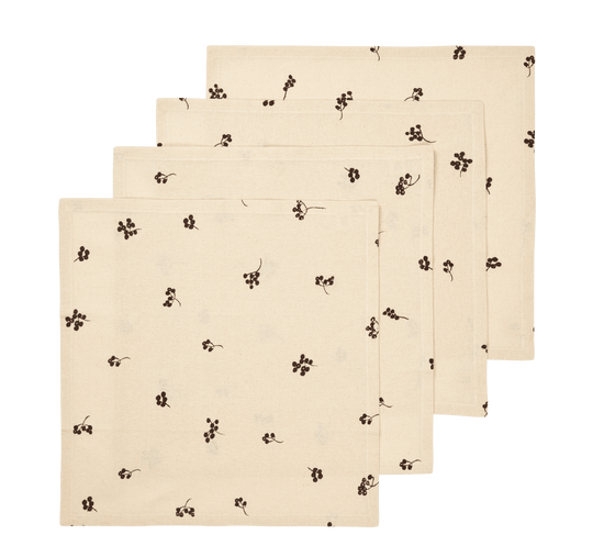 Baies Napkins - Set of 4 - Ferm Living Kitchen + Table Linens - HORNE