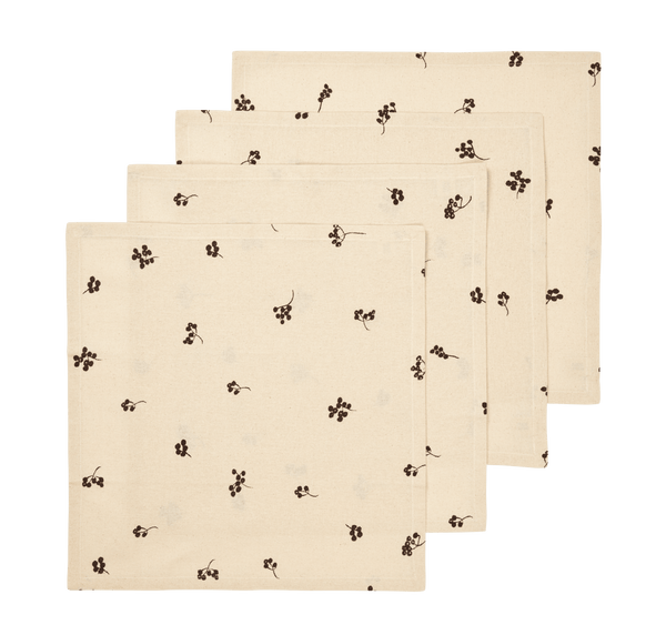 Baies Napkins - Set of 4 - Ferm Living Kitchen + Table Linens - HORNE
