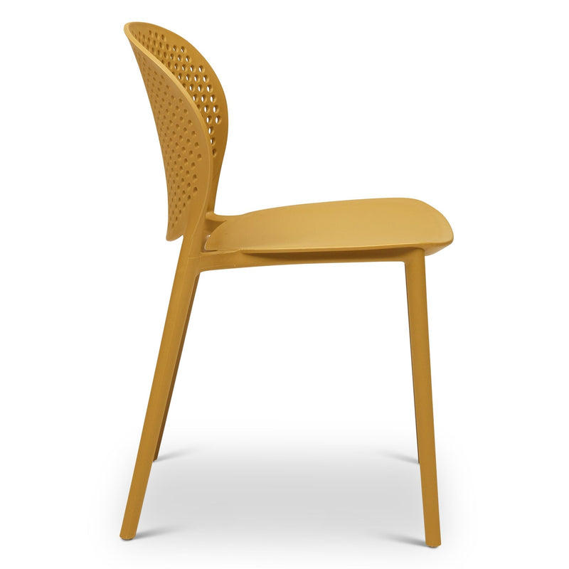 Bailey Outdoor Stacking Chair - Set of 4 - Urbia Chairs - Teal Green - HORNE