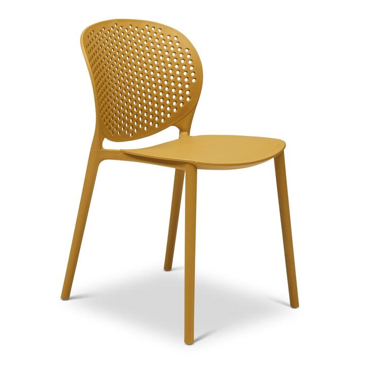 Bailey Outdoor Stacking Chair - Set of 4 - Urbia Chairs - Ginger - HORNE