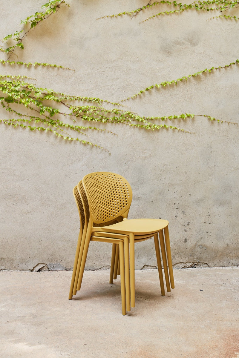 Bailey Outdoor Stacking Chair - Set of 4 - Urbia Chairs - Teal Green - HORNE