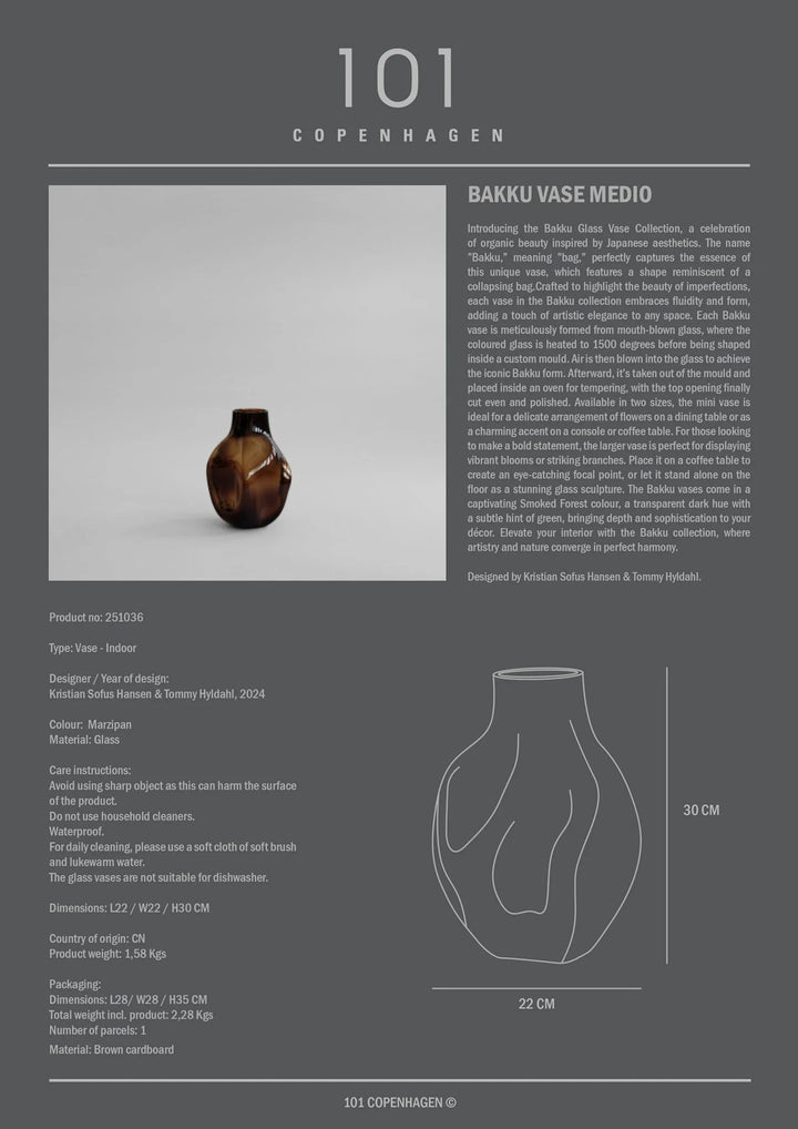 Bakku Vase - 101 Copenhagen Vases - Big - HORNE
