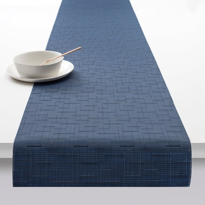 Bamboo Table Runner in Lapis