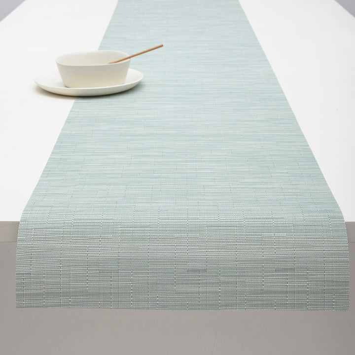 Bamboo Table Runner in Seaglass