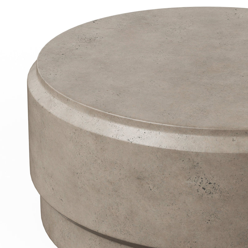 Barrel Coffee Table - Urbia Coffee Tables - Dark Grey - HORNE