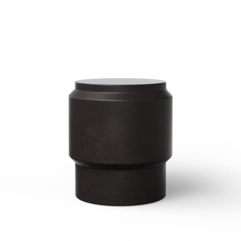 Barrel Stool - Urbia Stools + Benches + Ottomans - Dark Grey - HORNE