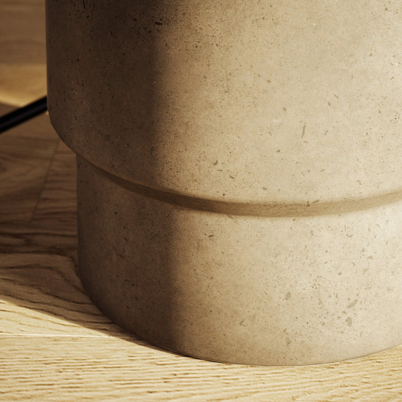 Barrel Stool - Urbia Stools + Benches + Ottomans - Dark Grey - HORNE