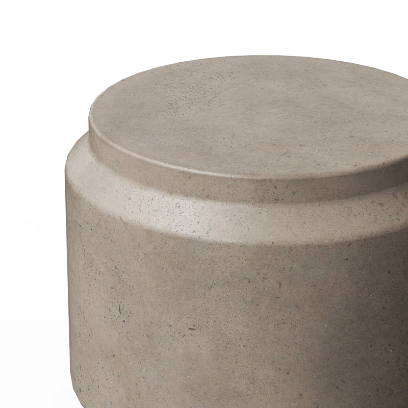 Barrel Stool - Urbia Stools + Benches + Ottomans - Dark Grey - HORNE