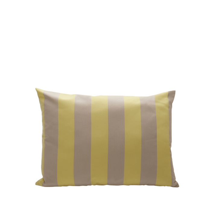 Barriere Pillow - Skagerak by Fritz Hansen Blankets + Throws + Pillows - Lemon/Sand Stripe - Large - HORNE
