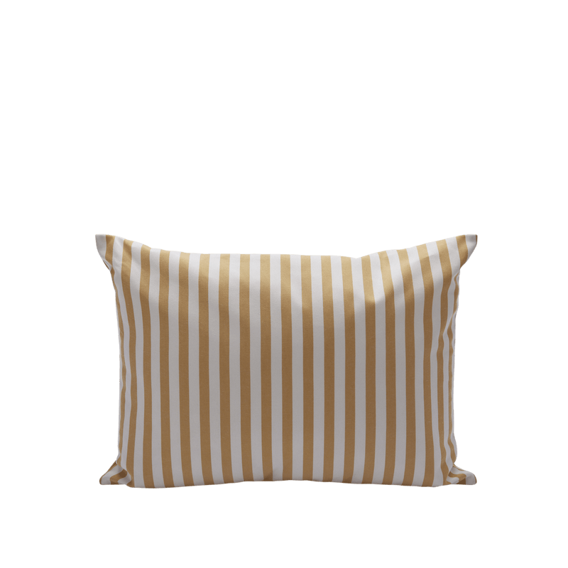 Barriere Pillow - Skagerak by Fritz Hansen Blankets + Throws + Pillows - Golden Yellow Stripe - Small - HORNE