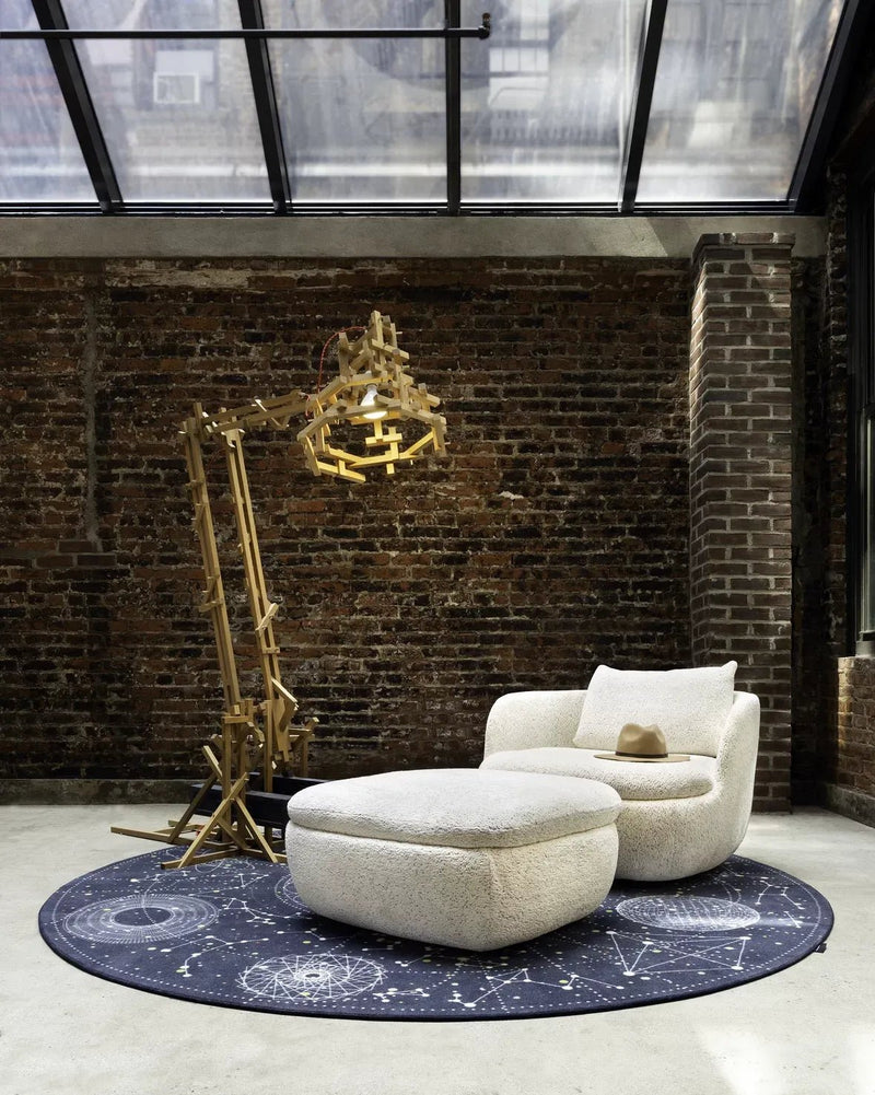 Bart Pouf and Footstool - Moooi Stools + Benches + Ottomans - CAT I - Abbracci Taupe - Pouf - HORNE