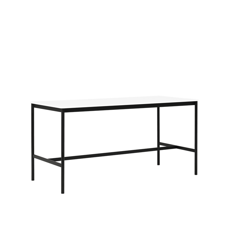 Base High Table 3 - Muuto - Table + Task - White ABS Top & White Base - HORNE