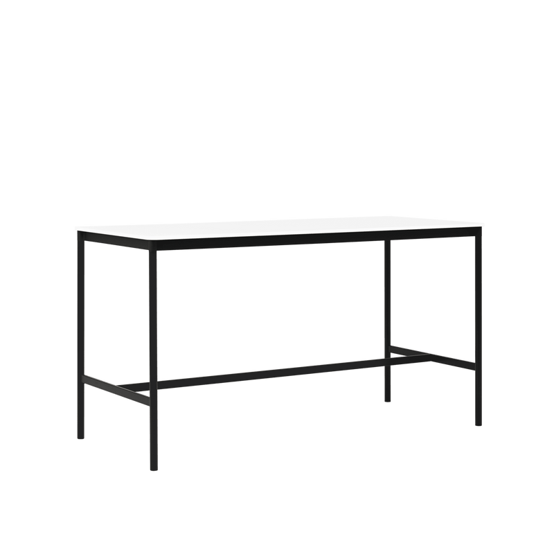 Base High Table 4 - Muuto - Table + Task - White ABS Top & White Base - HORNE