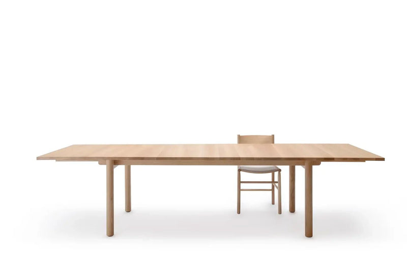 Basic Extendable Table - Straight - Nikari Tables + Desks - Natural Oiled Oak - HORNE
