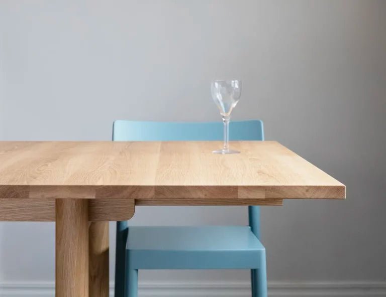 Basic Extendable Table - Straight - Nikari Tables + Desks - Natural Oiled Oak - HORNE