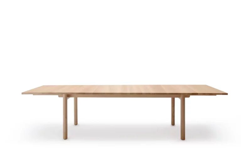 Basic Extendable Table - Straight - Nikari Tables + Desks - Natural Oiled Oak - HORNE