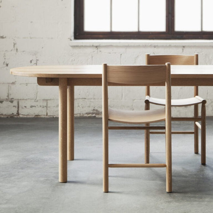 Basic Table - Oval - Nikari Tables + Desks - Ash - 78.7" x 31.5" - HORNE
