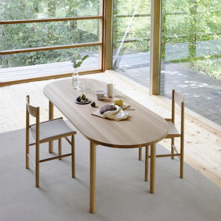 Basic Table - Oval - Nikari Tables + Desks - Ash - 78.7" x 31.5" - HORNE