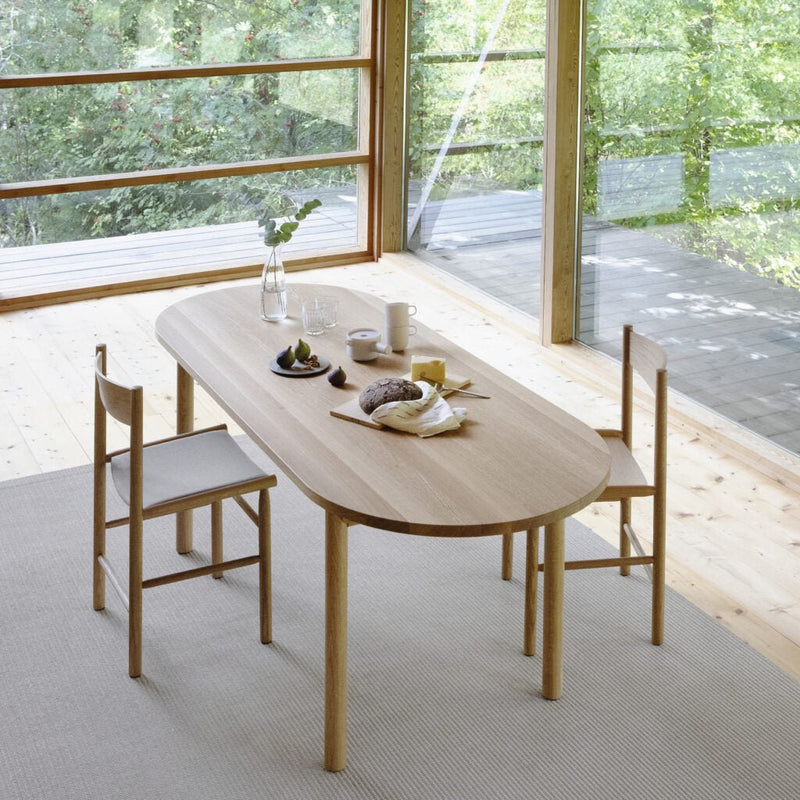 Basic Table - Oval - Nikari Tables + Desks - Ash - 78.7