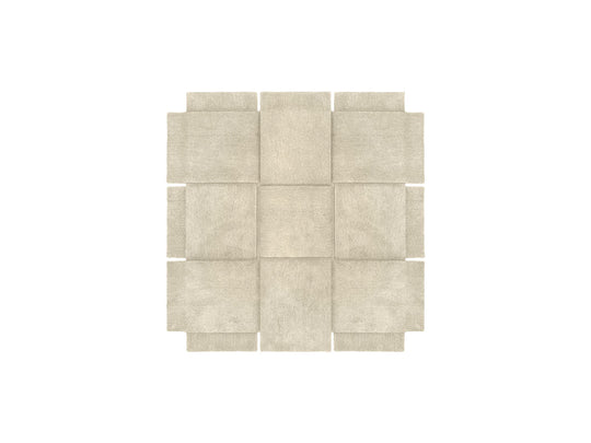 Basket Rug - HORNE - Beige - Small - HORNE
