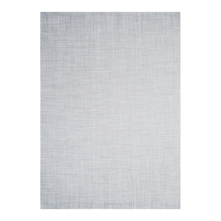 Basketweave Floor Mat - Chilewich Rugs - Small - White/Silver - HORNE