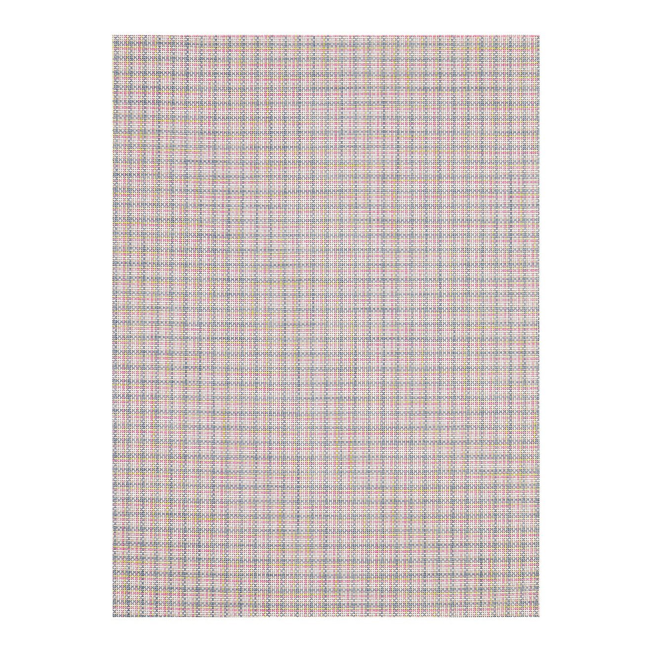 Basketweave Floor Mat in Bon Bon