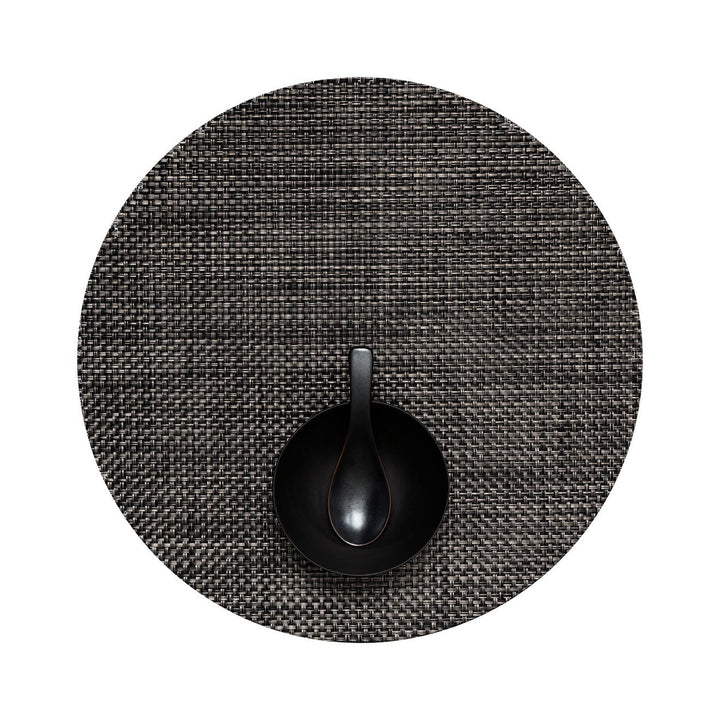 Basketweave Placemat in Carbon