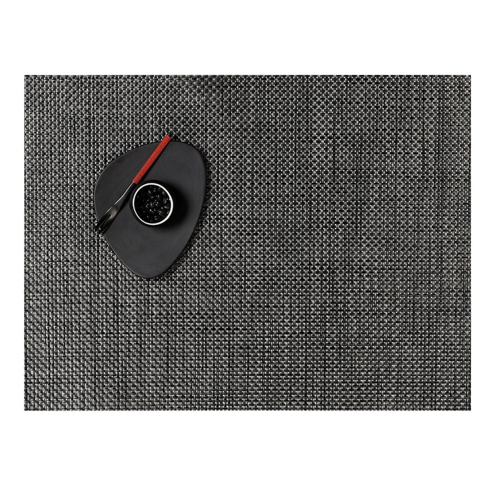 Basketweave Placemat in Carbon