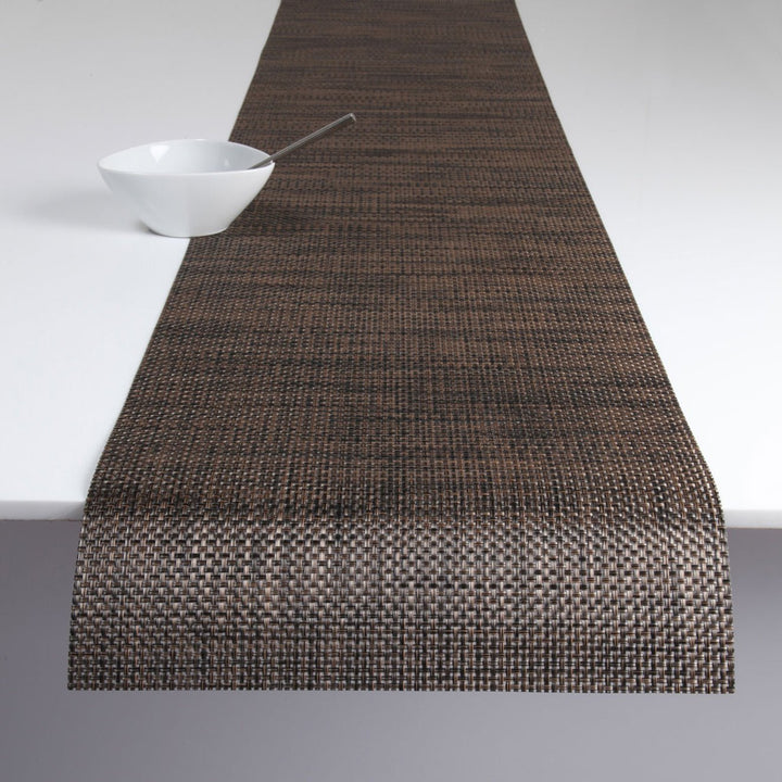 Basketweave Table Runner in Earth