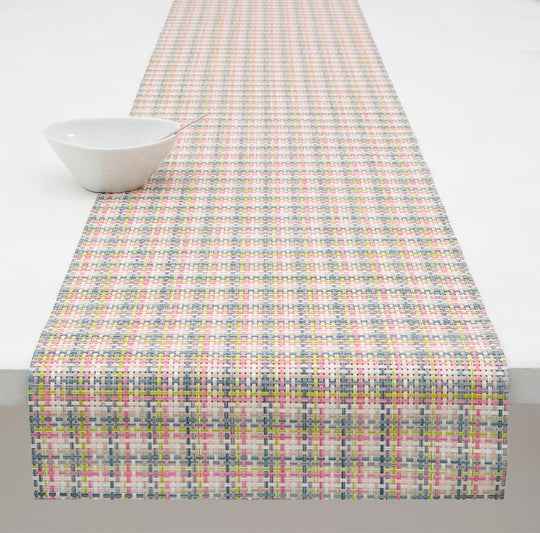 Basketweave Table Runner in Begonia