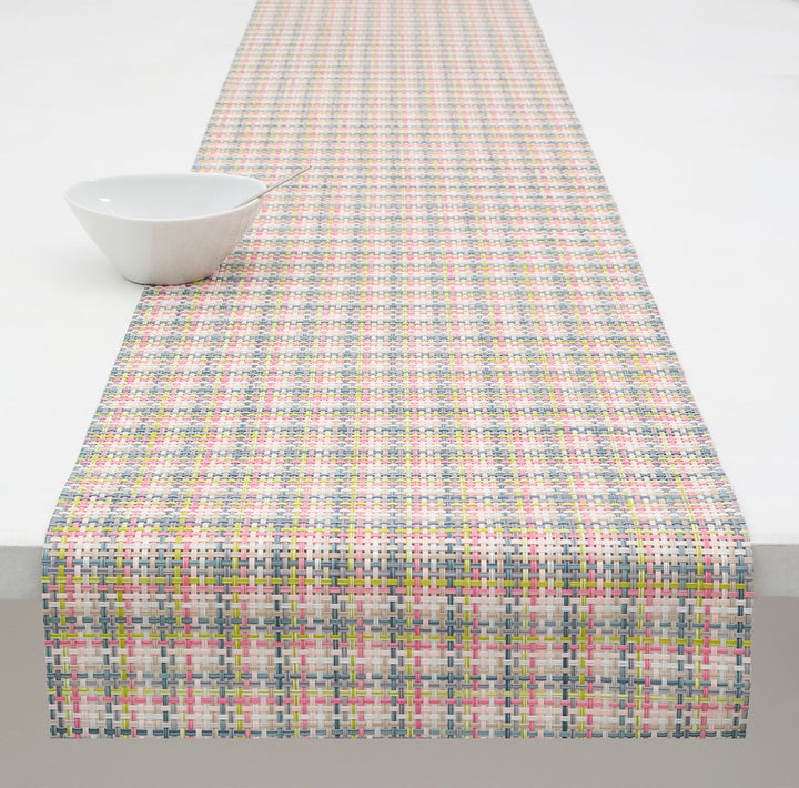 Basketweave Table Runner in Begonia