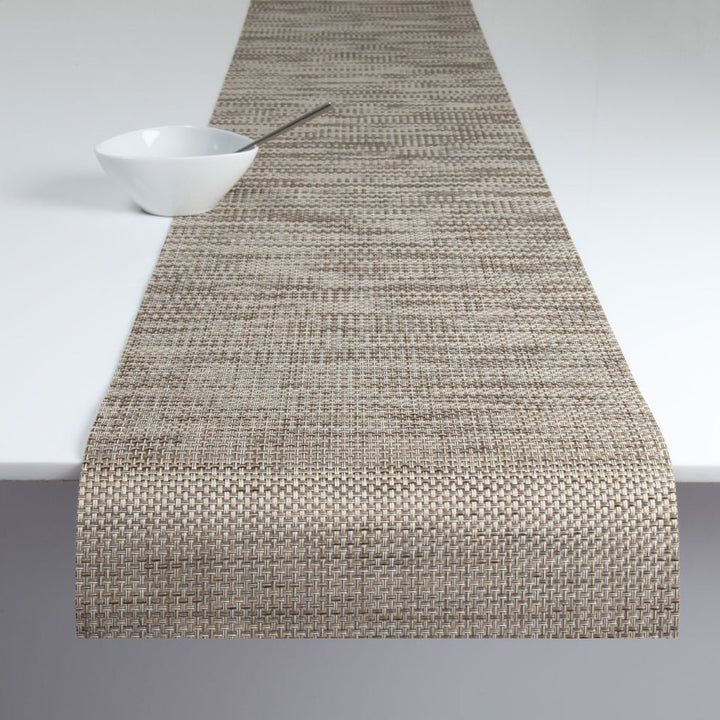 Basketweave Table Runner in Latte
