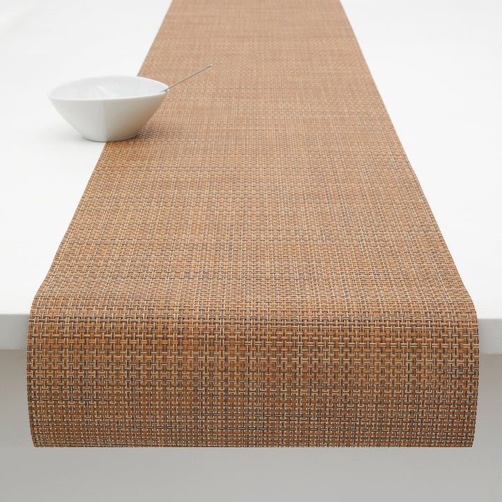 Basketweave Table Runner in Teak