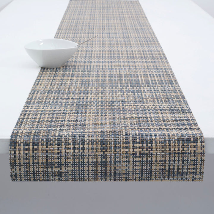 Basketweave Table Runner in Coast