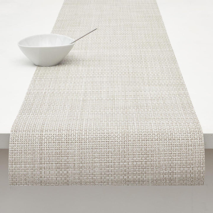 Basketweave Table Runner in Natural