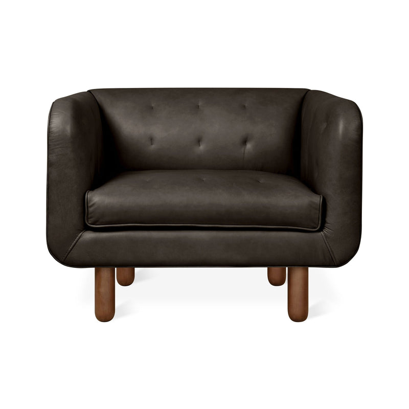 Beaconsfield Chair - Gus* Modern - Chairs - Canyon Whiskey Leather - Walnut - HORNE