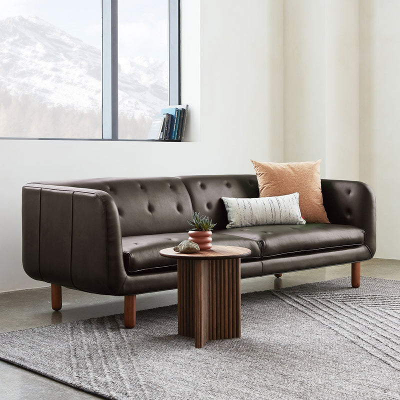 Beaconsfield Sofa - Gus* Modern - Chairs - Canyon Whiskey Leather - Walnut - HORNE