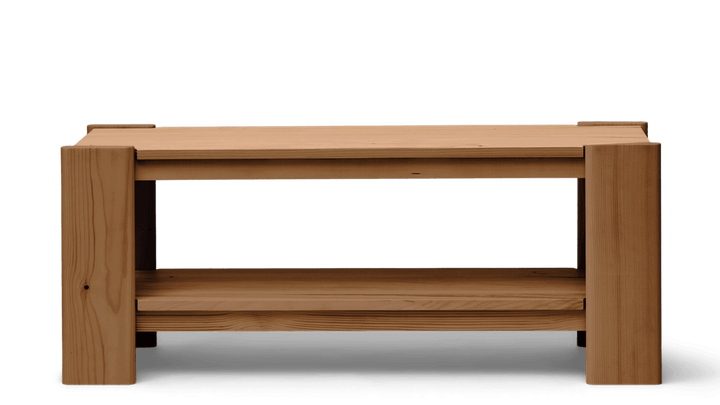 Beam Bench - Deep Brown Pine - Form + Refine Stools + Benches + Ottomans - Deep Brown Matt Lacquer - HORNE