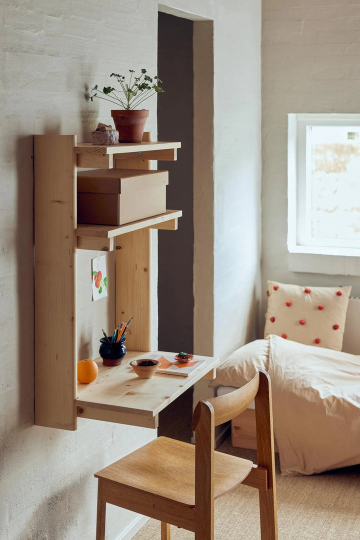 Beam Wall Office Shelf 3 - Form + Refine Shelving - HORNE