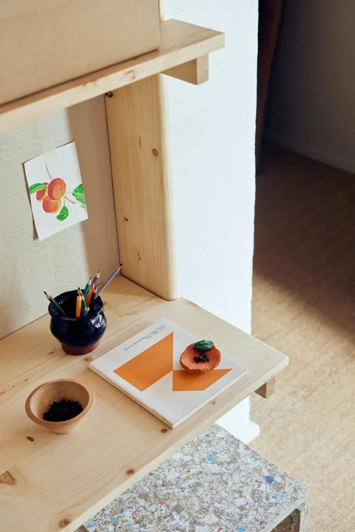 Beam Wall Office Shelf 3 - Form + Refine Shelving - HORNE
