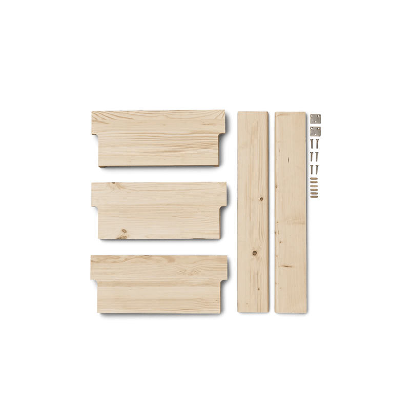 Beam Wall Shelf 3 - Form + Refine Shelving - HORNE