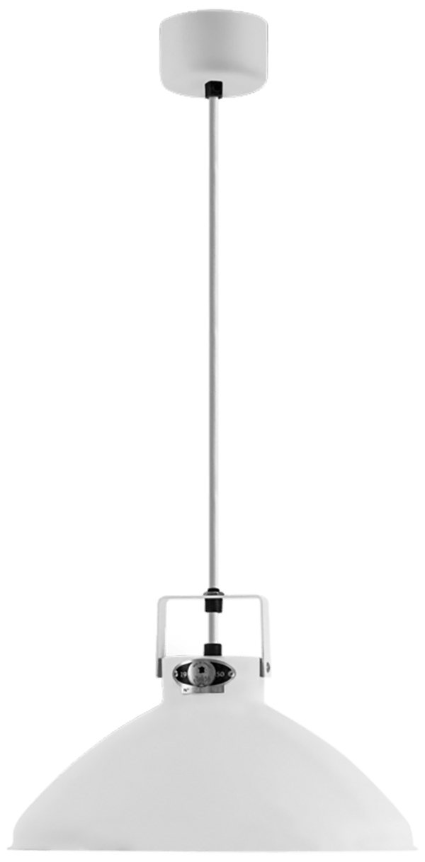 Beaumont Pendant - B240 - Matte Finish - Jielde Pendants - White - Silver - HORNE