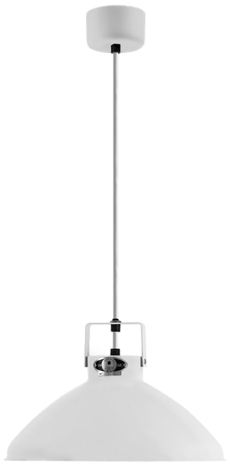 Beaumont Pendant - B240 - Matte Finish - Jielde Pendants - White - Silver - HORNE