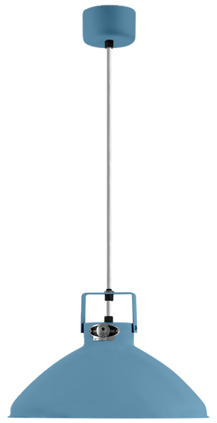 Beaumont Pendant - B240 - Matte Finish - Jielde Pendants - Ocean Blue - RAL5020 - Silver - HORNE